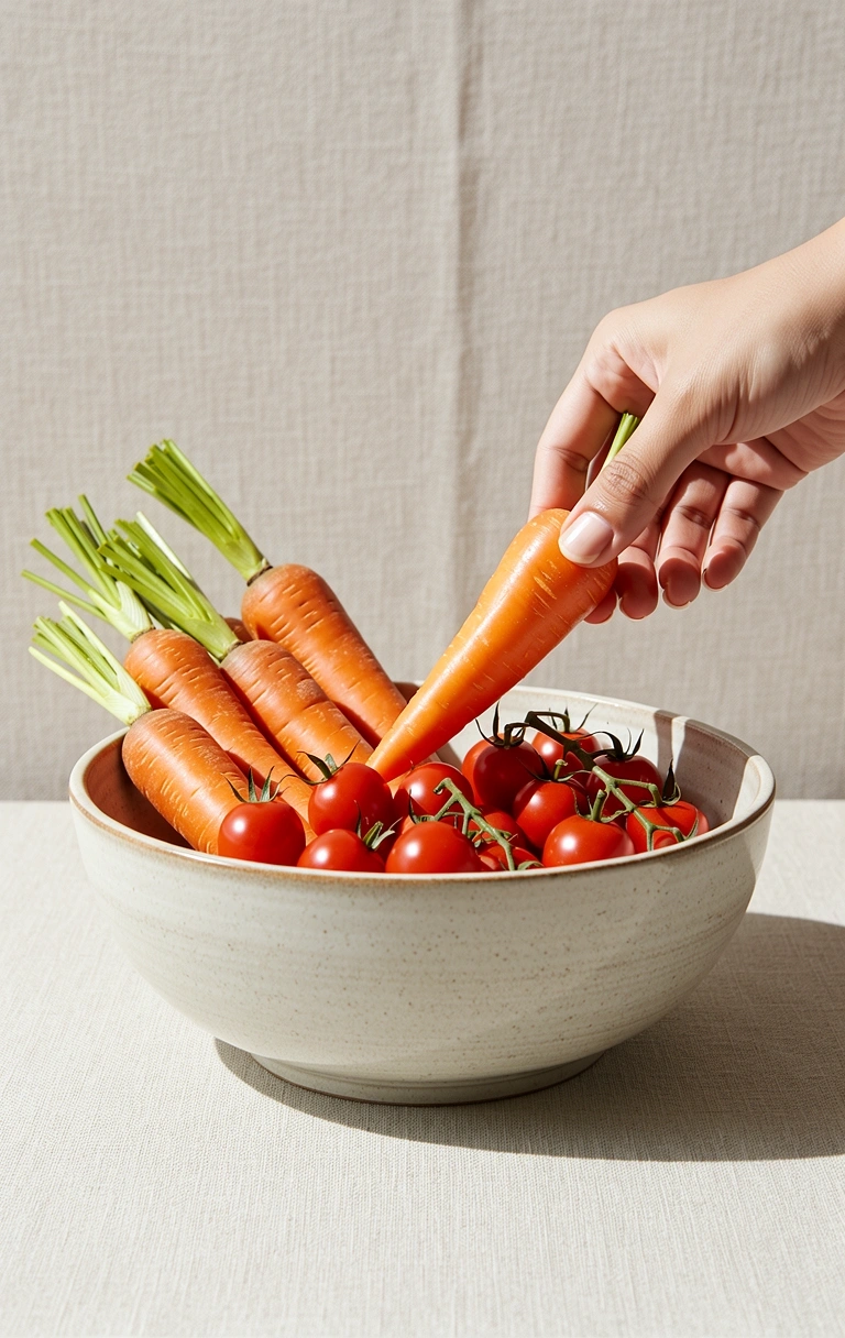Frisches Gemüse für eine gesunde Ernährung
