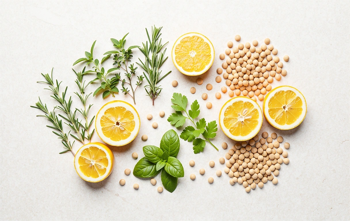 Frische Zutaten für eine ausgewogene Ernährung